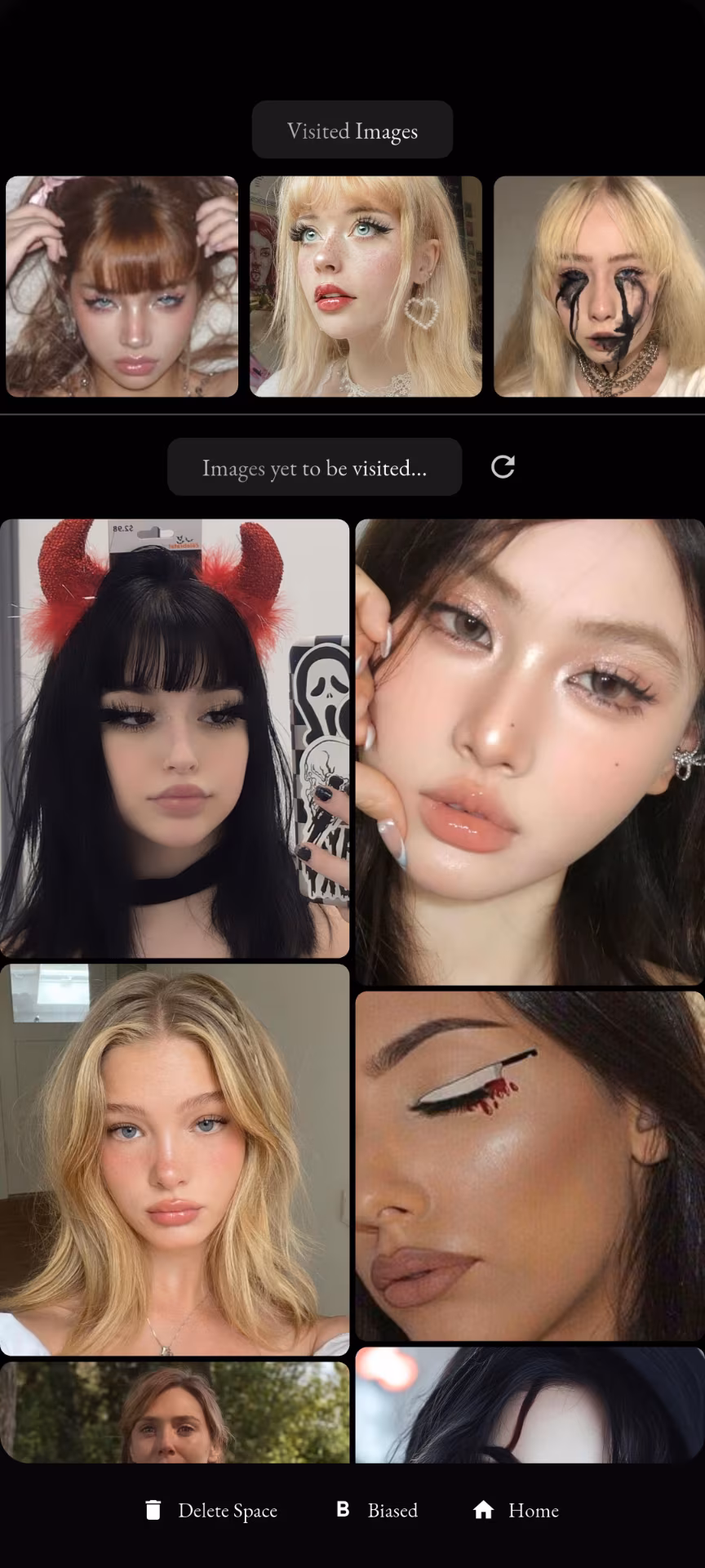 TWBA screenshot showing portrait discovery results.